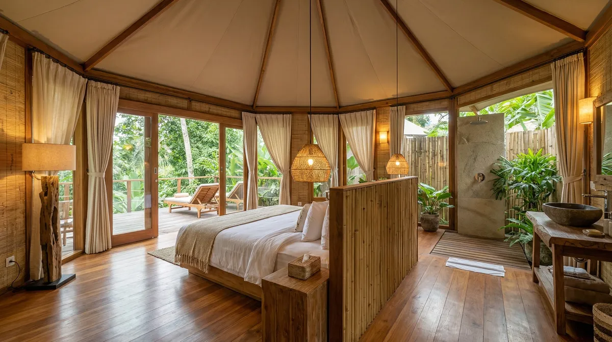 AMANI Nature Resort — budova resortu